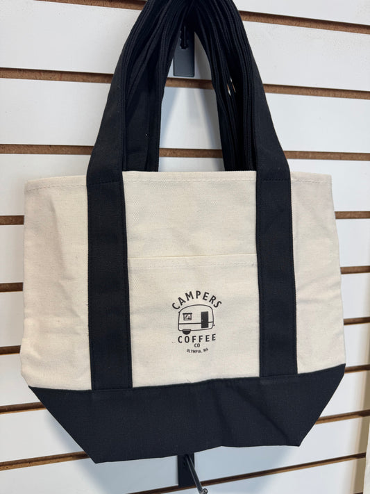 Campers Coffee tote bag