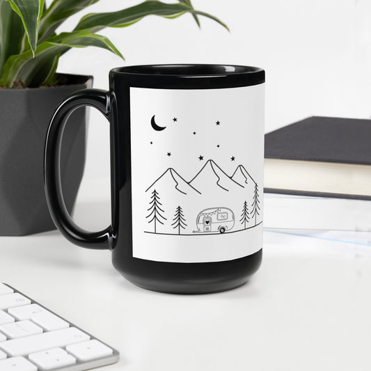 Black Glossy Mug