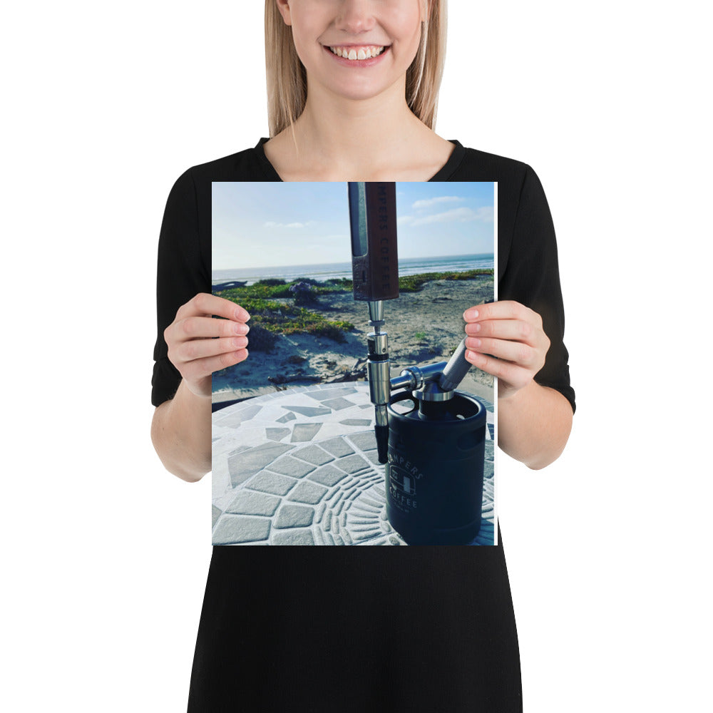 Campers Coffee Brew series "Nitro on the beach"