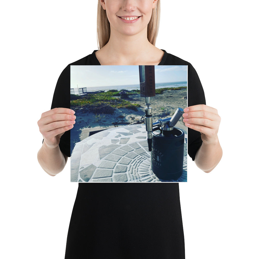 Campers Coffee Brew series "Nitro on the beach"