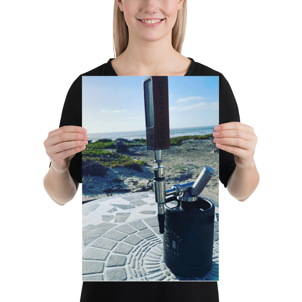 Campers Coffee Brew series "Nitro on the beach"