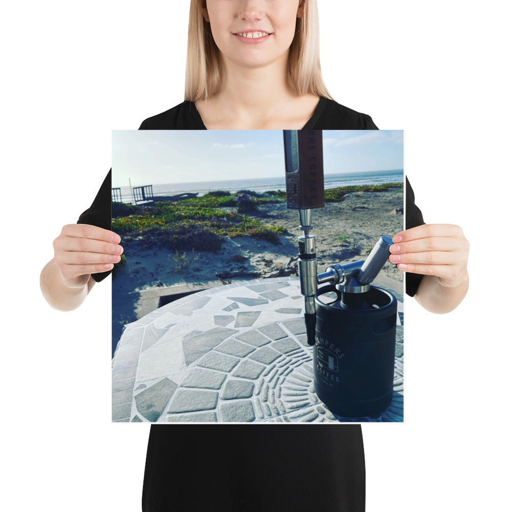 Campers Coffee Brew series "Nitro on the beach"