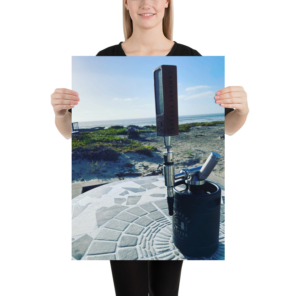 Campers Coffee Brew series "Nitro on the beach"