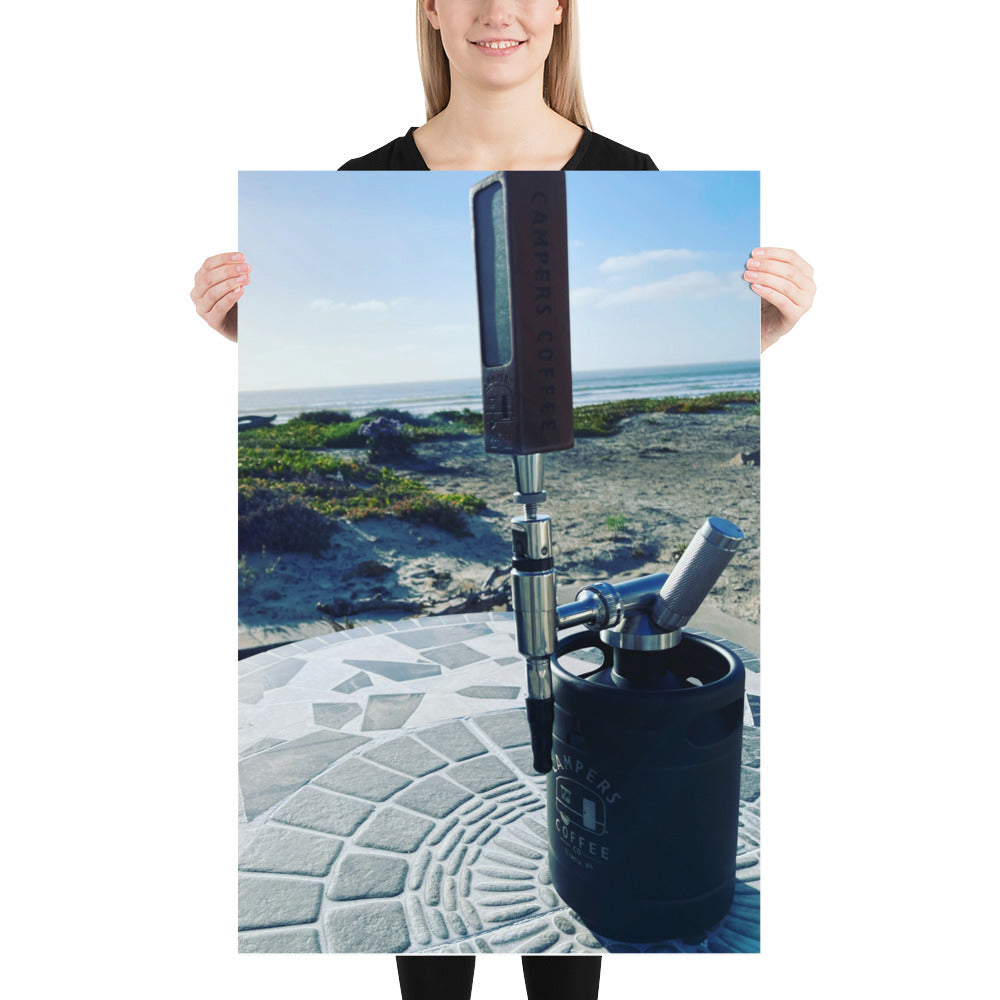 Campers Coffee Brew series "Nitro on the beach"