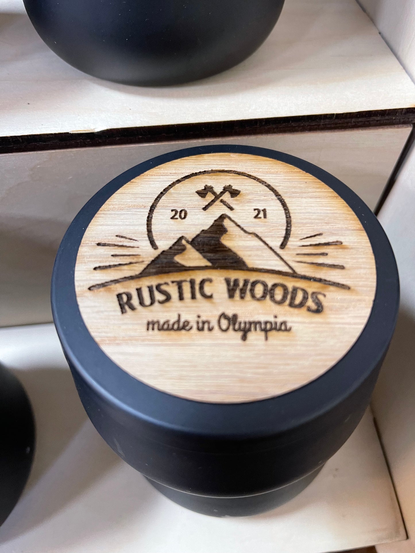 Rustic woods 6oz Candle