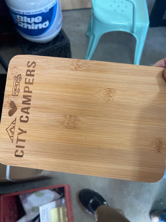 City Campers Cutting board
