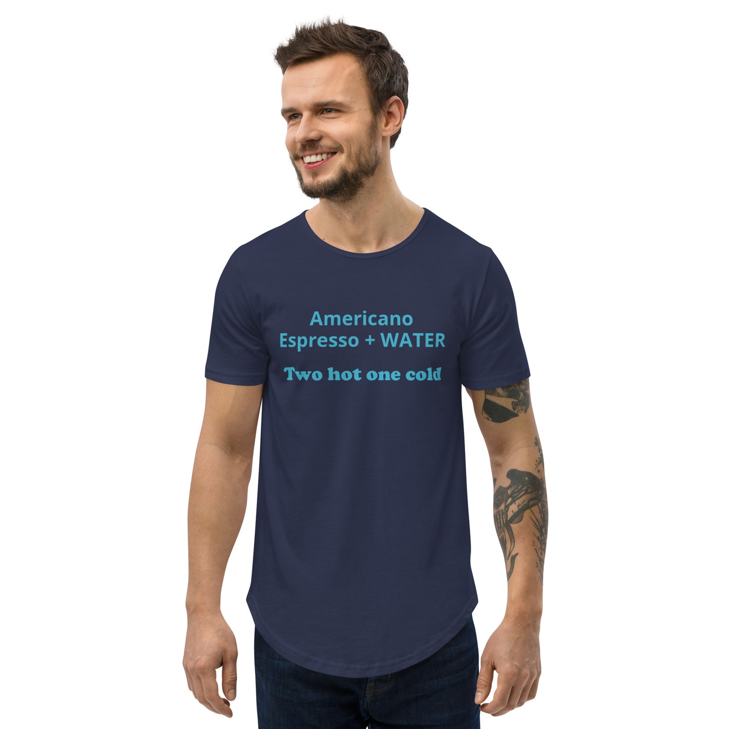 Shirt inspired by out constant reminder on drink making