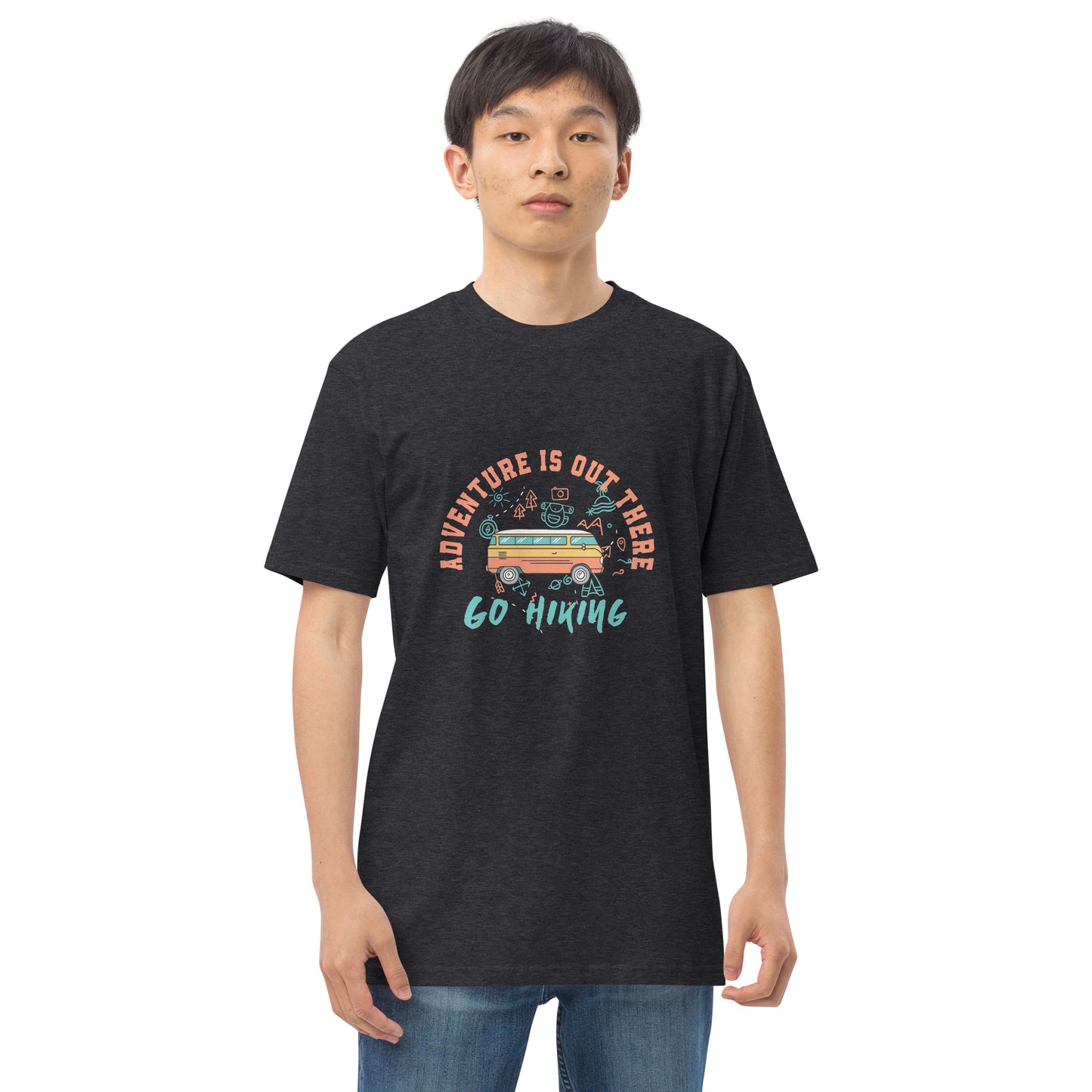Campers Coffee Bus mountains tee
