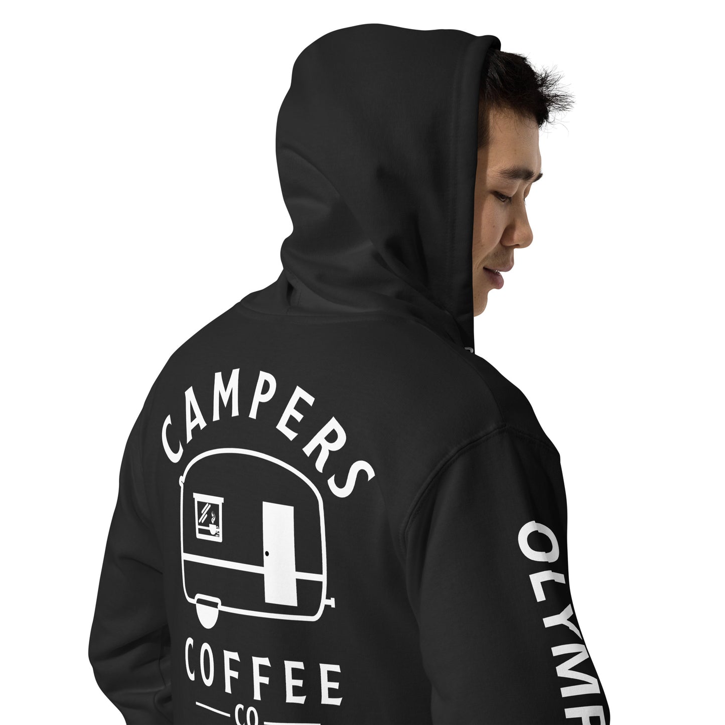 Unisex fleece zip up hoodie