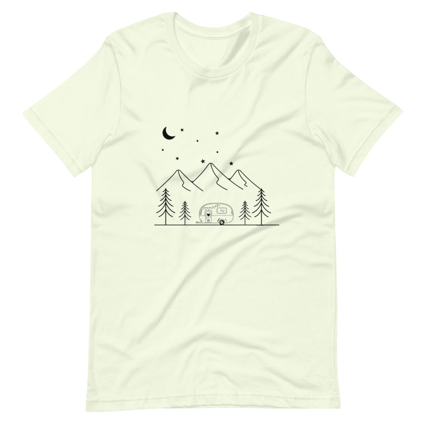 Campers Coffee Graphic tee Camper mountains
