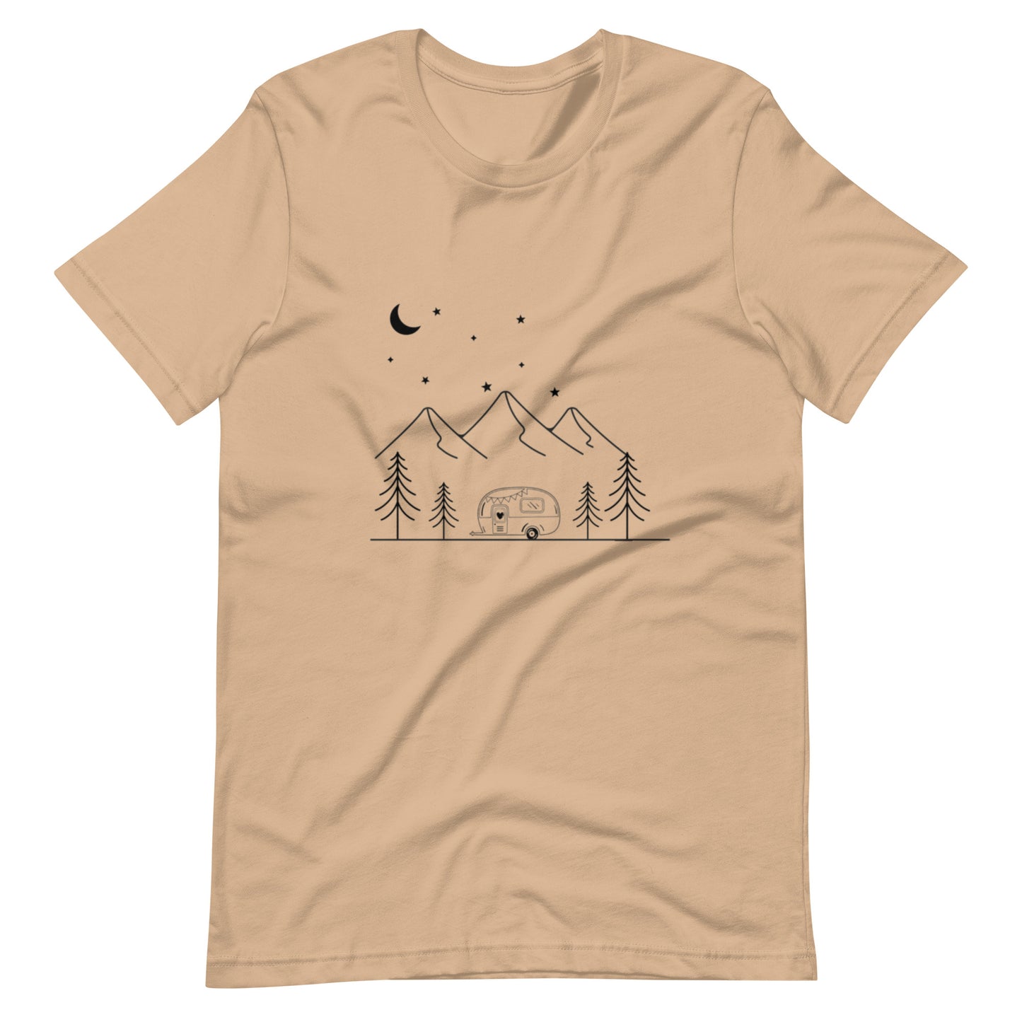 Campers Coffee Graphic tee Camper mountains
