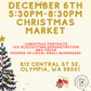 Christmas Vendor Market and ice sculpting