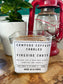 Fireside chats Candle 12oz square glass jar