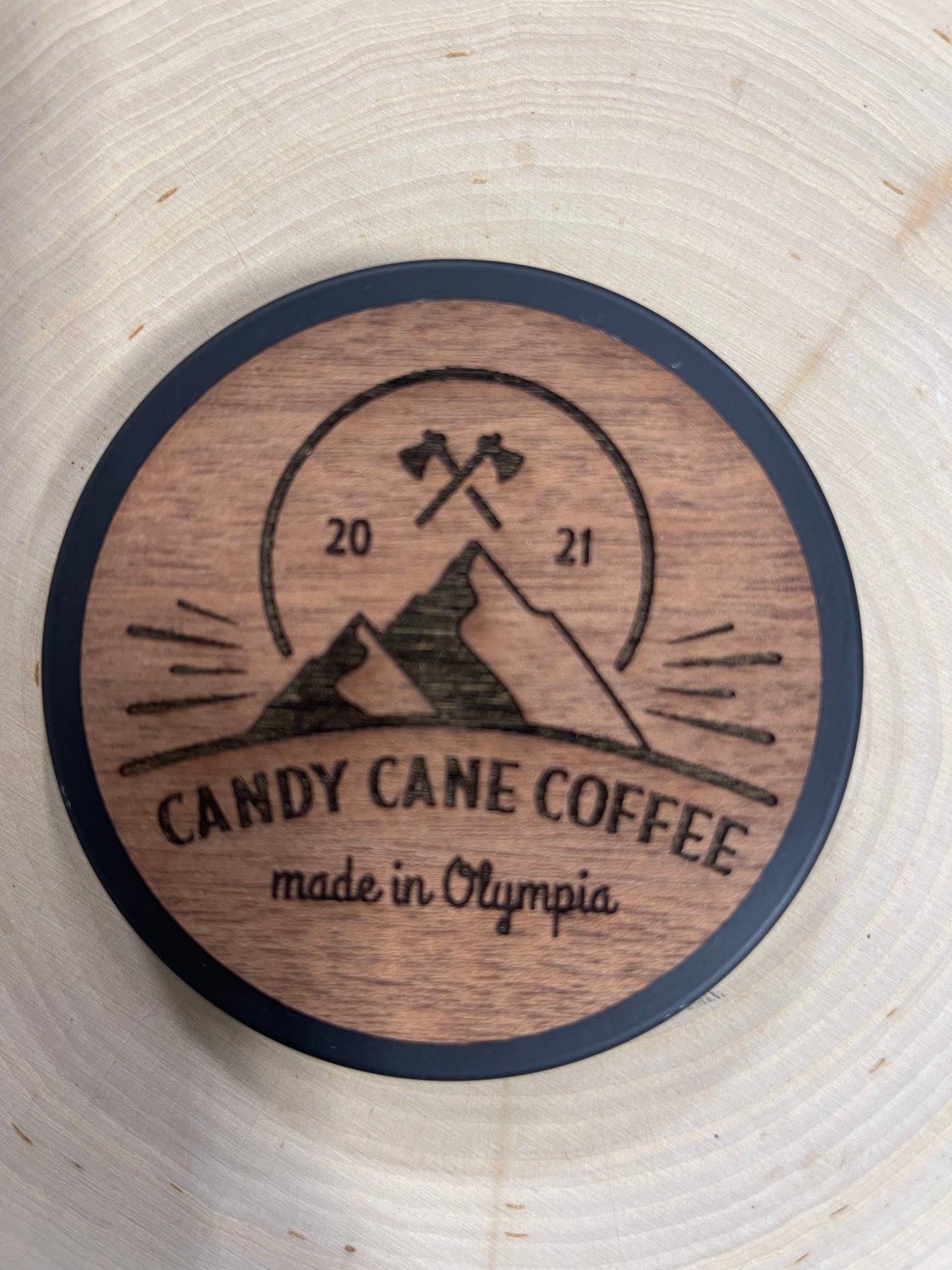 Candy cane coffee 6oz Candle