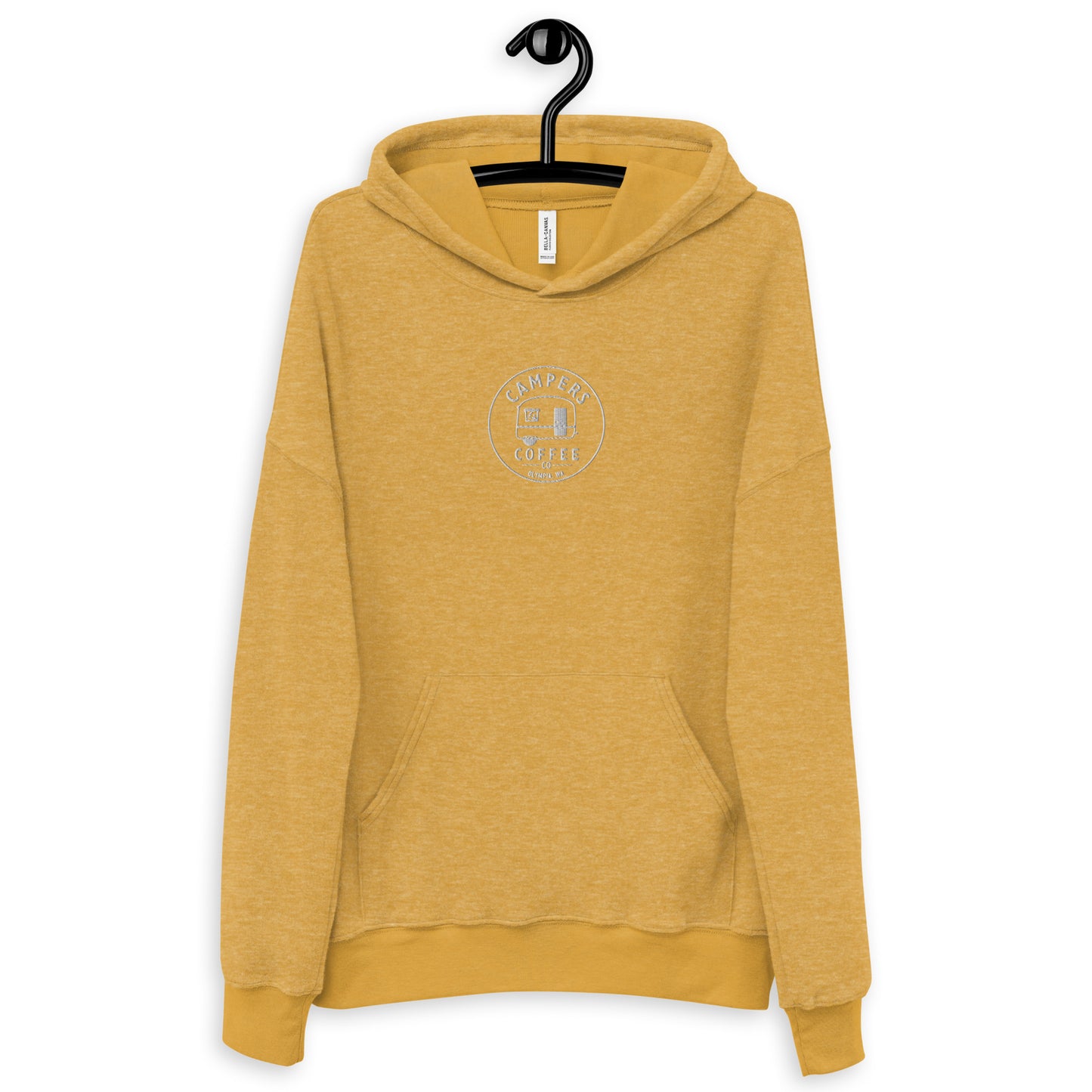 Unisex sueded fleece hoodie